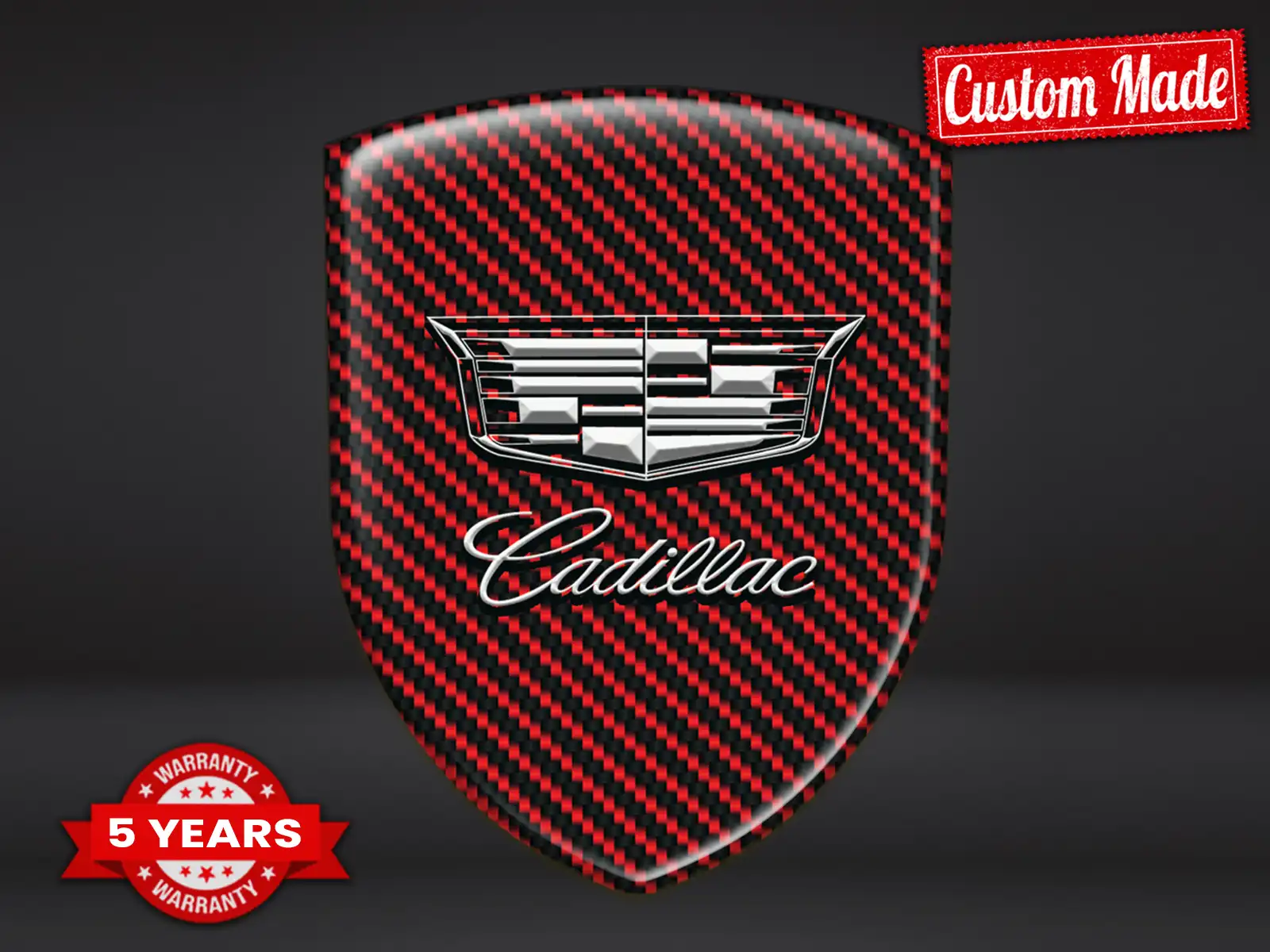 Cadillac Silikon Emblem Stil Top Domes Abzeichen Autos ST